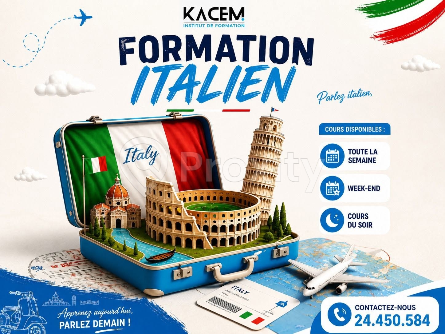 FORMATION EN ITALIEN