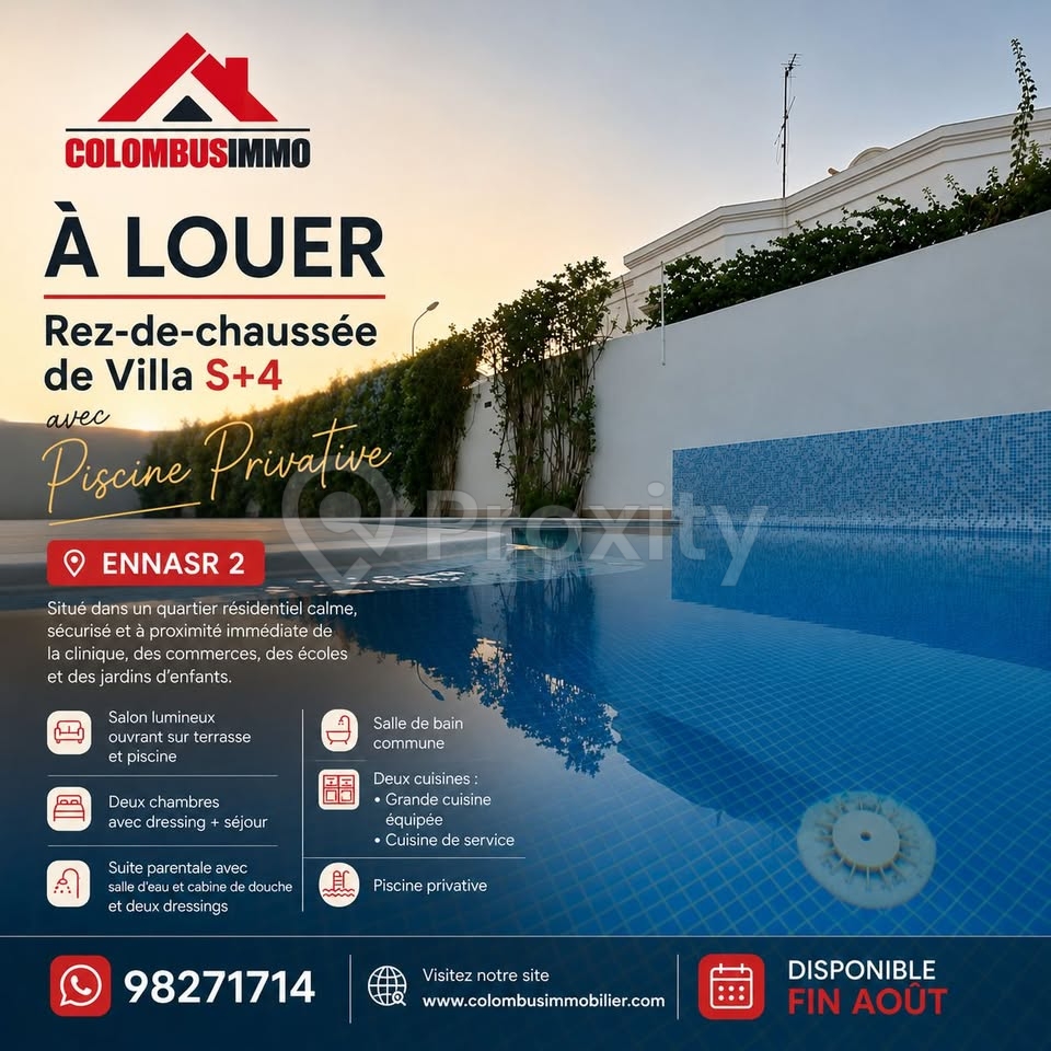 Rez-de-Chaussée de Villa à Ennaser 2