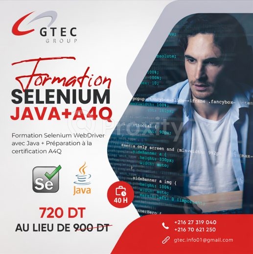 Formation Selenium avec Java A4Q