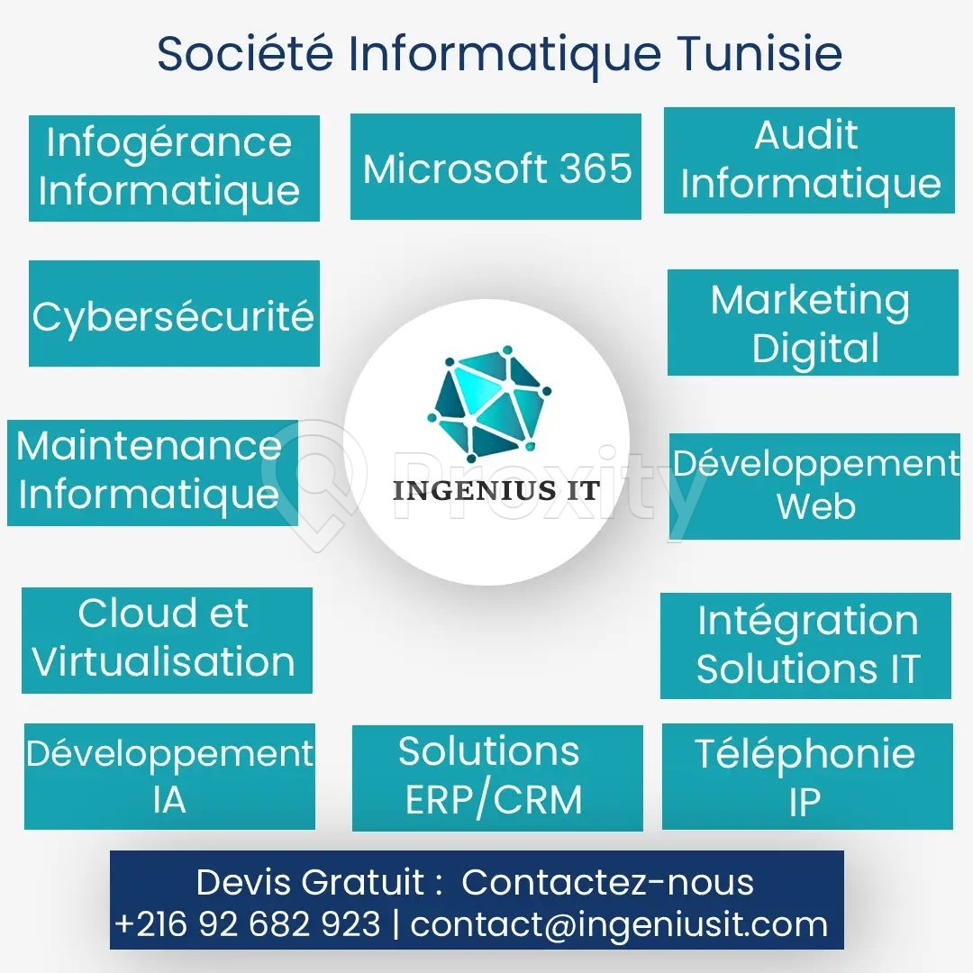 Besoin d'une société informatique en Tunisie ? Faites confiance à Ingenius IT !