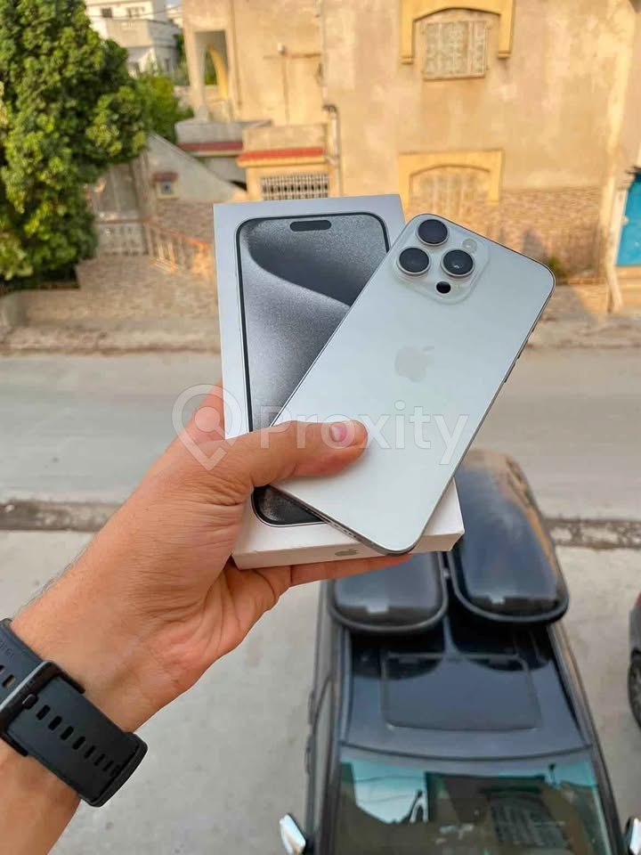 iPhone 15 Pro Max 256 Go eSIM d'occasion à Tunis – 1850 DT