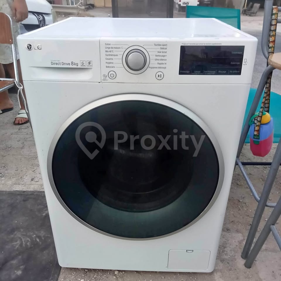 Machine à laver LG 8 kg Inverter Direct Drive d'occasion à Tunis – 1000 DT