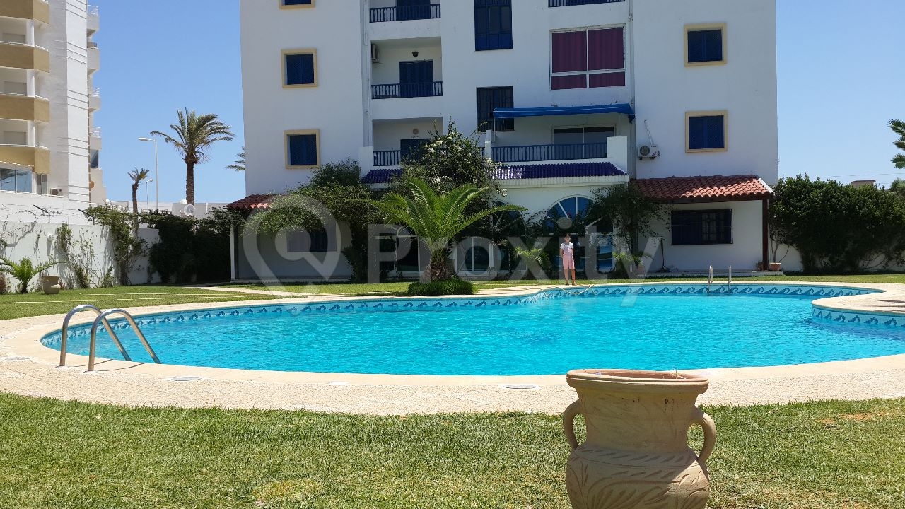 Appartement S+2 avec piscine à louer à AFH Mrezga près de la plage