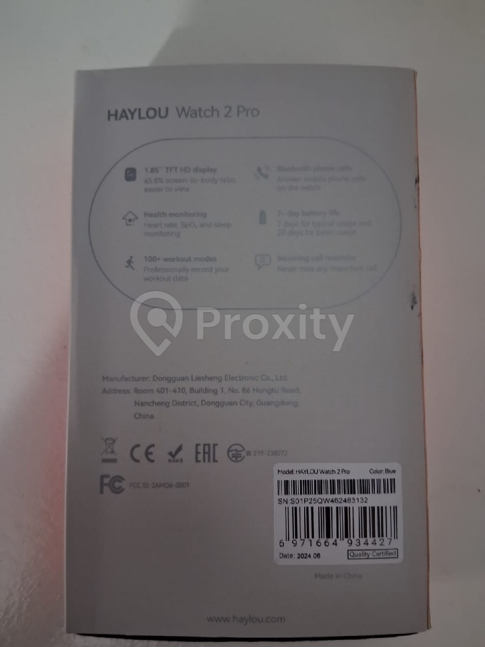 MONTRE CONNECTÉE HAYLOU WATCH 2 PRO jdida mouch mosta3mla Tel: 46290297 Sousse-Hergla
