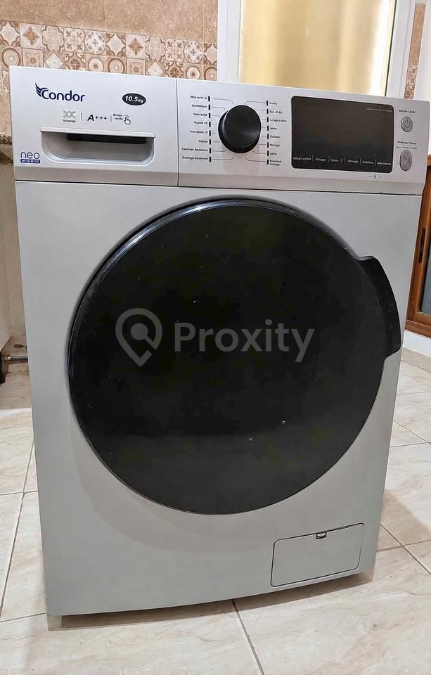 Machine à laver Condor Inverter 10,5 kg à vendre à Borj Cedria – 900 DT