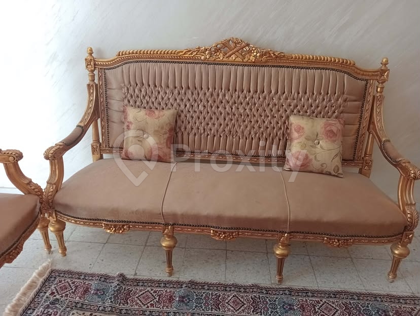 Salon Louis XV en bon état à vendre à Jammel – 850 DT