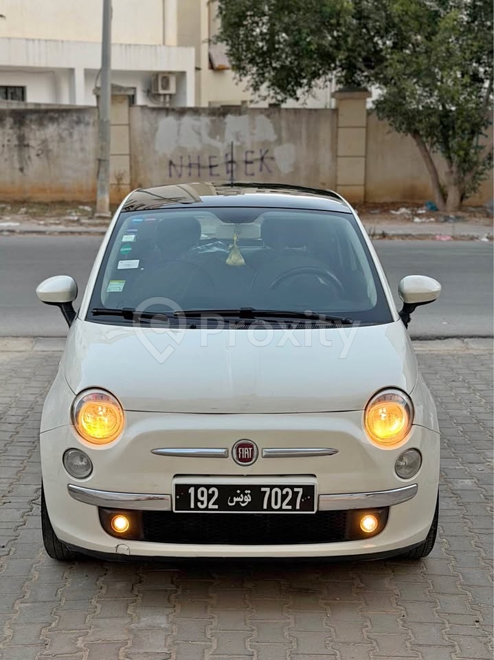 Fiat 500 2013 essence 4 CV à Ariana – 28500 DT
