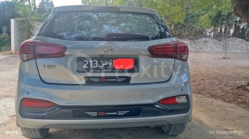 Hyundai i20 2019 5 CV première main à Ezzahra – 35000 DT