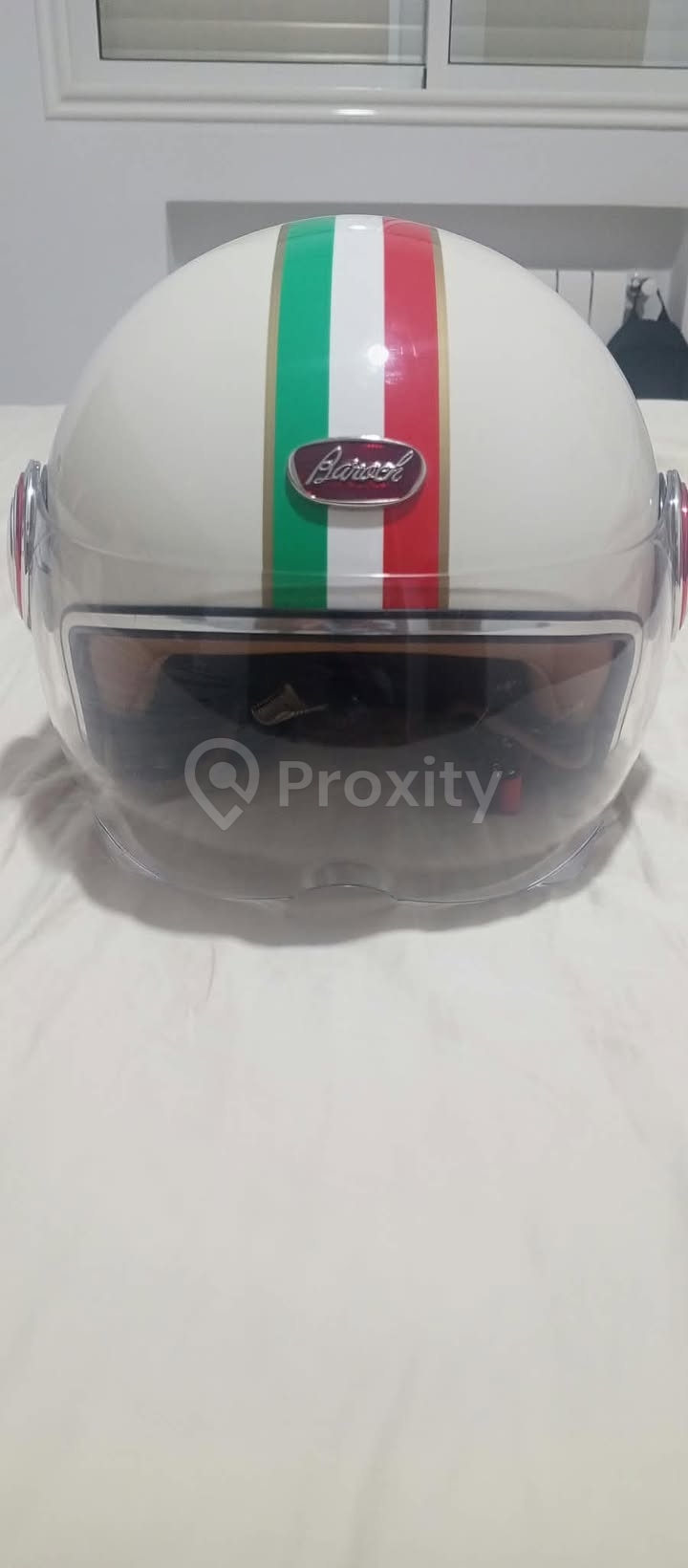 Casque moto jet neuf taille L 59–60 cm importé d'Italie à Sfax – 380 DT